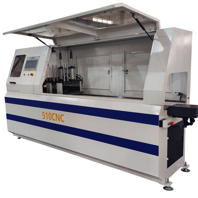 510三軸全自動(dòng)無尾料無劃傷切鋁機(jī)鋁材鋸切機(jī)